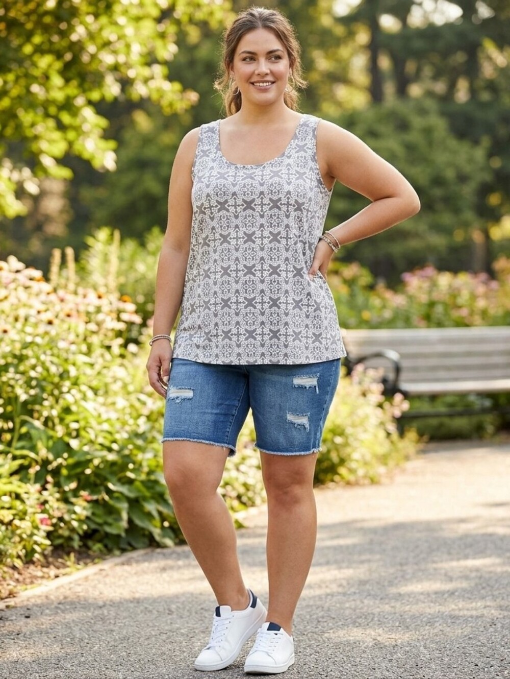 Medallion Tank Top